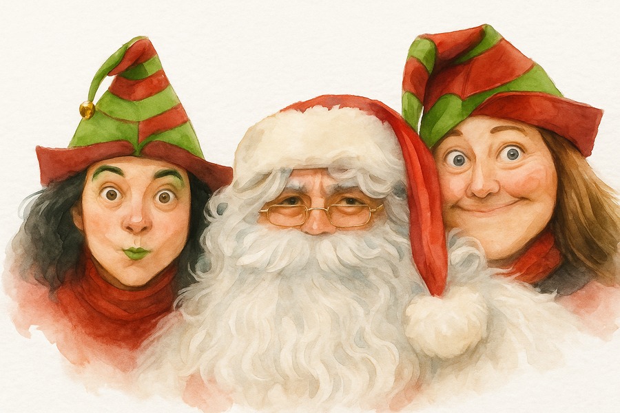 Va de Verde y Azul, teatro escolar, teatro asturiano, teatro municipal, juegos asturianos,